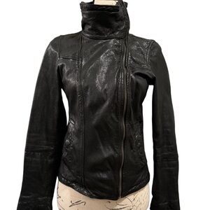 All Saints  Leather Jacket EU size 10